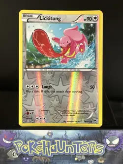 Pokemon Card Lickitung 78/111 Furious Fists Reverse Holo Rare L/P - Image 1