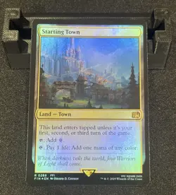 Starting Town #0289 Rare & The Wind Crystal #330 Final Fantasy FIN MTG Magic - Image 1