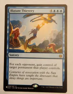 Blatant Thievery #8 Rare MTG NM+ - Image 1
