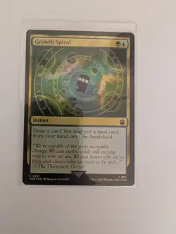 MtG Growth Spiral R Doctor Who Magic The Gathering NM/M - Image 2