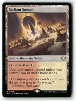 Radiant Summit Commander: Edge of Eternities MAGIC MTG NM - Image 1