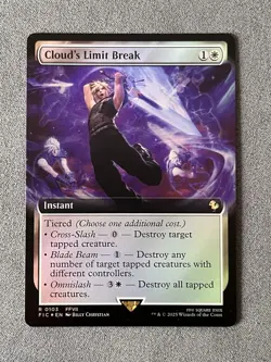 MTG - Cloud’s Limit Break - FOIL Extended Art - Final Fantasy - FIC 0103 - Image 2