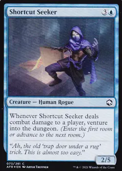 ADVENTURES IN THE FORGOTTEN REALMS..SHORTCUT SEEKER..FOIL..MTG..NRMT NP..COMMON - Image 1