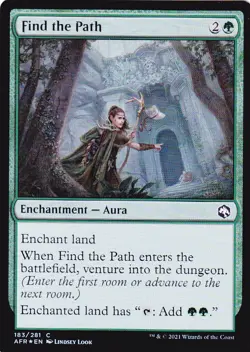 ADVENTURES IN THE FORGOTTEN REALMS..FIND THE PATH..FOIL..MTG..NRMT NP - Image 1