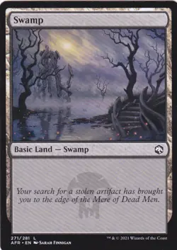 4 CARD ADVENTURES IN THE FORGOTTEN REALMS..SWAMP..MTG..NRMT NP..BASIC LAND - Image 3
