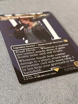 MTG - Squall, SeeD Mercenary - FOIL Borderless - Final Fantasy - FIN 0402 - Image 3