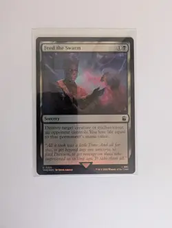MtG Feed The Swarm Foil C 0221 Doctor Who Magic Gathering - Image 1