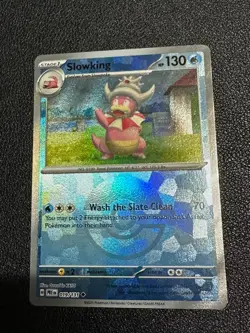 Pokemon TCG Slowking Poke Ball Pattern 019/131 Prismatic Evolutions Holo - Image 1