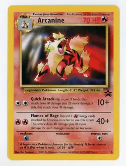 Arcanine - Pokemon 2000 Wizards Promo #6 NM - Image 1