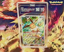 Pokemon S&V Prismatic Evolutions Eevee 173 Black Star ETB Promo - TAG 10 -PSA - Image 1