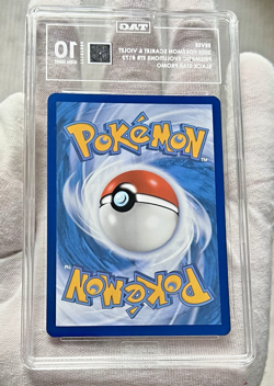 Pokemon S&V Prismatic Evolutions Eevee 173 Black Star ETB Promo - TAG 10 -PSA - Image 3