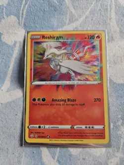Reshiram 017/072 Shining Fates Amazing Rare Holo - Pokemon - Image 1