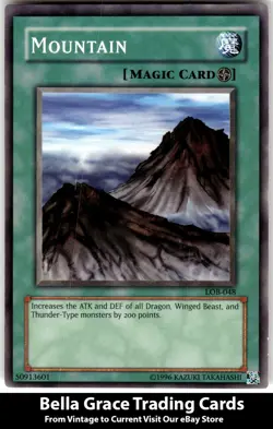 Mountain #LOB-048 The Legend of Blue Eyes White Dragon Yugioh - Image 1