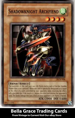 Shadowknight Archfiend #DCR-068 Dark Crisis Yugioh Common - Image 1