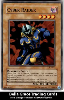 Cyber Raider #DCR-011 Dark Crisis Yugioh Common - Image 1