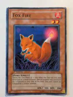 Structure Deck: Blaze of Destruction #SD3-EN013 Fox Fire 1st Edition Yugioh - Image 1