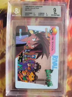 Pokemon Card Japanese Carddass Vending Anime BGS Beckett 9 Gary Electabuzz Kickl - Image 2