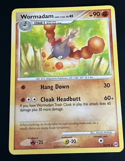 Pokemon TCG Wormadam Rare Card 50/99 Arceus 2009 - NM - Image 1