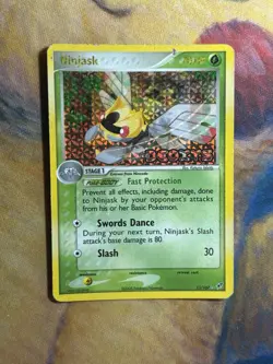 Ninjask 13/107 Reverse Holo Rare Stamped Ex Deoxys 2005 Pokemon Card - Image 2