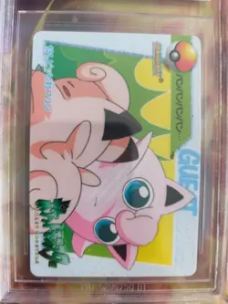 Pokemon Card Japanese Carddass Vending Anime BGS Beckett 9 Jigglypuff Clefairy - Image 3