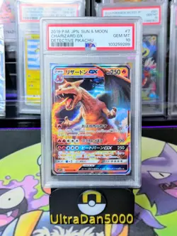 PSA 10 Charizard GX 007/024 SMP2 DETECTIVE PIKACHU JAPANESE POKEMON CARD - Image 1