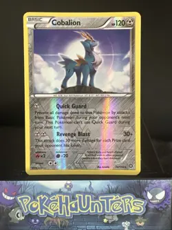Pokemon Card Cobalion 74/114 XY Steam Siege Reverse Holo Rare L/P - Image 1