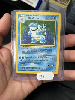 Blastoise 2/102 Base set Holo Rare Pokemon Card TCG 1999 LP Condition Excellent - Image 2