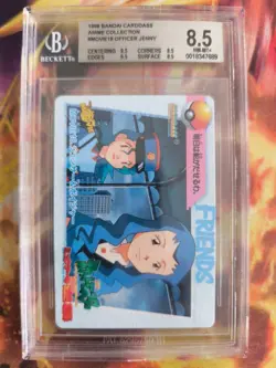 Pokemon Card Japanese Carddass Vending Anime BGS Beckett 8.5 Officer Jenny Movie - Image 2