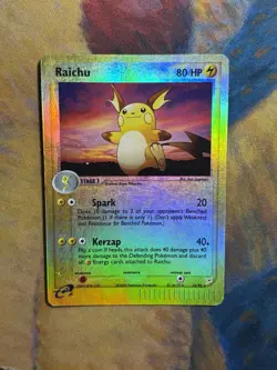 Raichu 13/95 EX Team Magma vs Team Aqua Reverse Holo Pokemon Card E Reader HP - Image 2