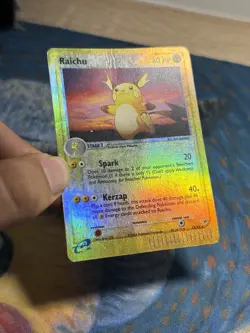 Raichu 13/95 EX Team Magma vs Team Aqua Reverse Holo Pokemon Card E Reader HP - Image 4