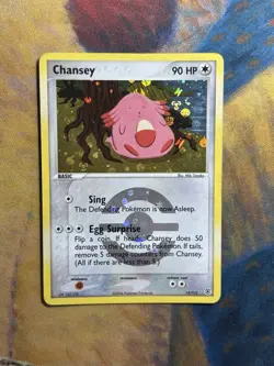 Chansey 19/112 EX Firered & Leafgreen Reverse Holo Rare 2004 Pokemon Card MP - Image 2