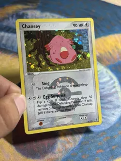 Chansey 19/112 EX Firered & Leafgreen Reverse Holo Rare 2004 Pokemon Card MP - Image 3