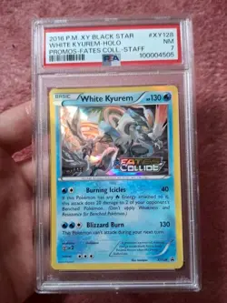 Psa Graded Holo Staff Prerelease Promo Kyurem Pokemon Card - Image 1