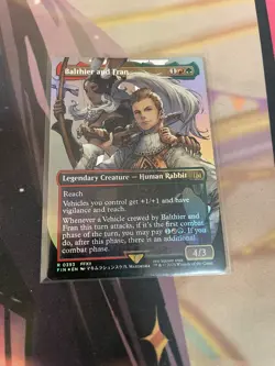 MTG - BALTHIER AND FRAN - FOIL - BORDERLESS - RARE - 0393 - NM - Image 1