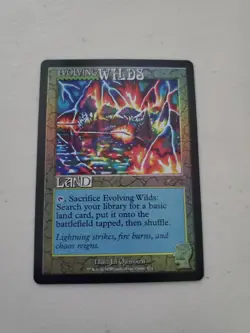 Evolving Wilds nm/lp foil secret lair brain dead mtg - Image 1