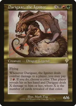 MTG - Darigaaz, the Igniter - Invasion - X1 - (NM) - - Image 1
