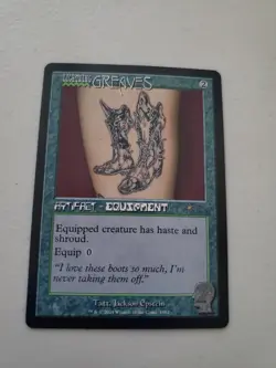 Lightning Greaves nm/lp mtg (1662) Secret Lair Drop Regular - Image 1