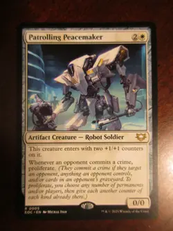 Magic The Gathering Commander Edge of Eternities PATROLLING PEACEMAKER MTG 5 - Image 1