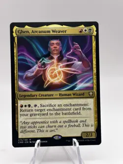 Ghen, Arcanum Weaver 275/361 Commander Legends CMR MTG NM - Image 1