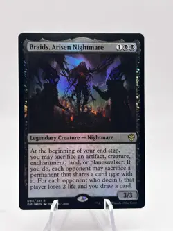 Braids, Arisen Nightmare 084/281 Foil Dominaria United DMU MTG NM - Image 1