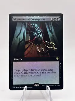 Monumental Corruption 034 Foil Extended Art Phyrexia: All Will Be One MTG NM - Image 1