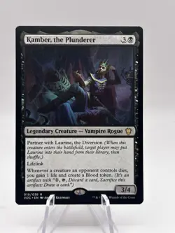 Kamber, the Plunderer 019/038 Commander Innistrad: Crimson Vow VOC MTG NM - Image 1