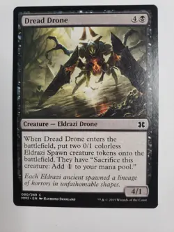 MTG Magic The Gathering Card Dread Drone Creature Eldrazi Drone Black Modern Mas - Image 1