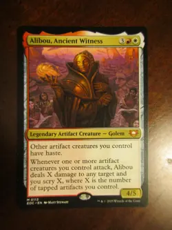 Magic The Gathering Commander Edge of Eternities ALIBOU ANCIENT WITNESS MTG 113 - Image 1