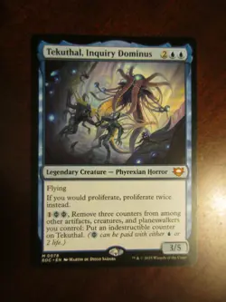 Magic The Gathering Commander Edge of Eternities TEKUTHAL INQUIRY DOMINUS MTG 78 - Image 1