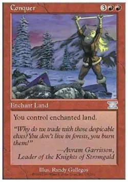 Conquer - Medium Play MTG Classic 6th Edition - Image 1