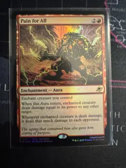 MTG Edge Of Eternities EoE Pain for All #151 FOIL Magic NM - Image 1