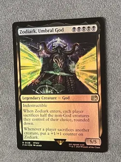 MTG - Zodiark, Umbral God - FOIL - Final Fantasy - FIN 0128 - Image 1