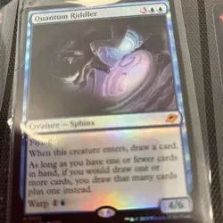 Mtg Edge of Eternities quantum riddler foil - Image 1