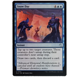 x4 Snow Day CLU MTG M/NM Playset Uncommon Blue Instant Ravnica: Clue Edition TCG - Image 1